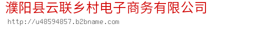 濮阳县云联乡村电子商务有限公司