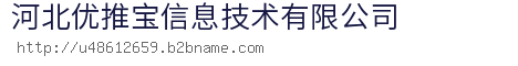 河北优推宝信息技术有限公司